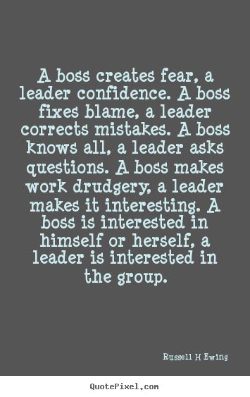 boss vs leader